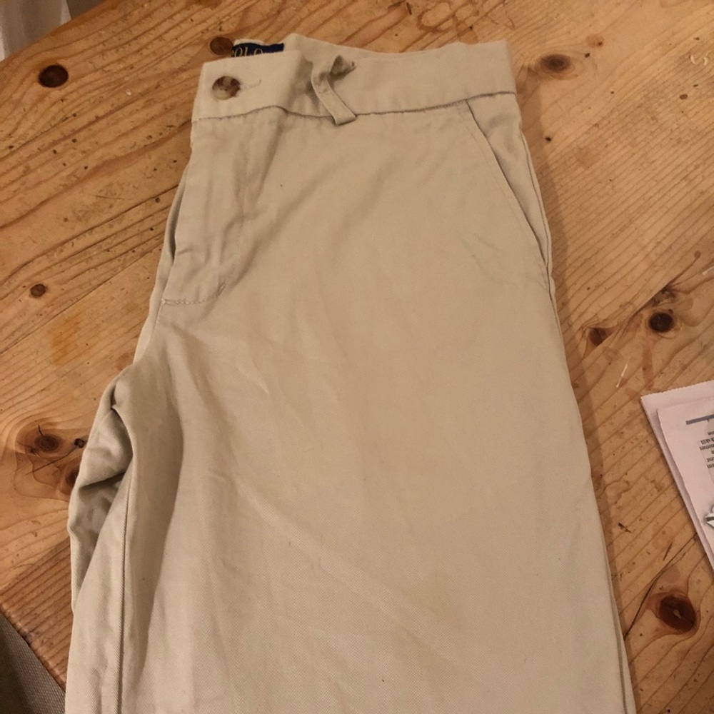 Boys Polo flat front shorts.